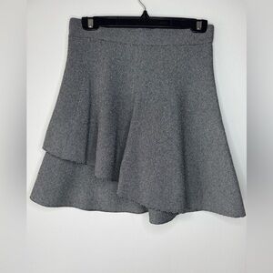 Zara Grey Peplum Knit Skirt – Size M – NWT